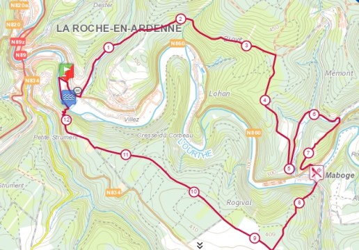 Route TdF 13km